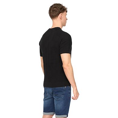 Duck and Cover Mens Littleton Knitted T-Shirt