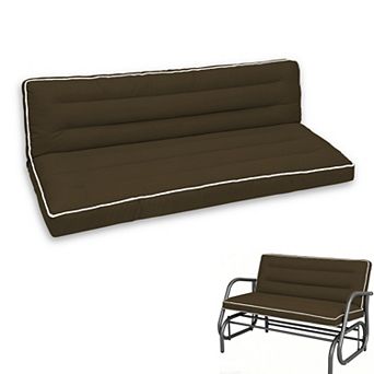 2-Pack Outdoor Chair Cushions, 42x21x4", High Back with Ties, Fade-Resist & Waterproof