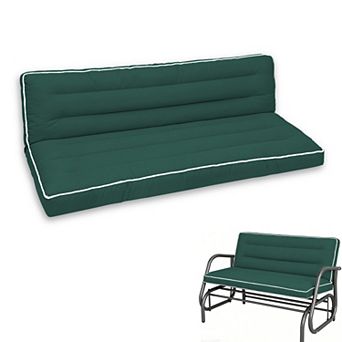 2-Pack Outdoor Chair Cushions, 42x21x4", High Back with Ties, Fade-Resist & Waterproof