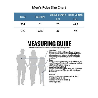 Wanted Men's Cable Shawl Collar Plush Robe