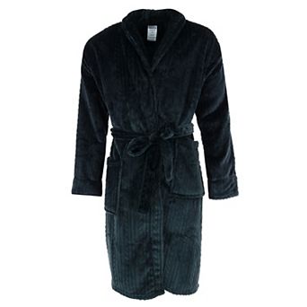 Wanted Men's Cable Shawl Collar Plush Robe