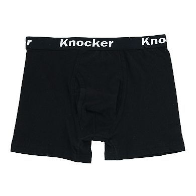 Knocker Men's Extended Size Boxer Briefs with Contrasting Trim