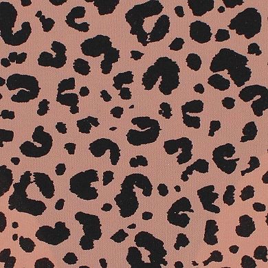 CTM Women's Seamless Leopard Print Thong Underwear