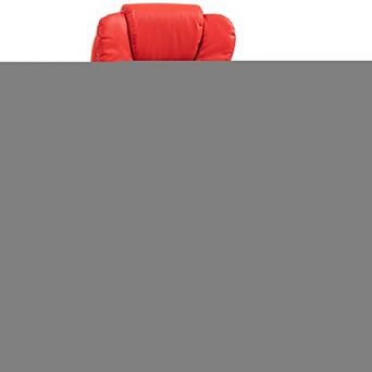 Pnronnc High Back Massage Office Chair with Heat Reclining PU Leather Desk Chair