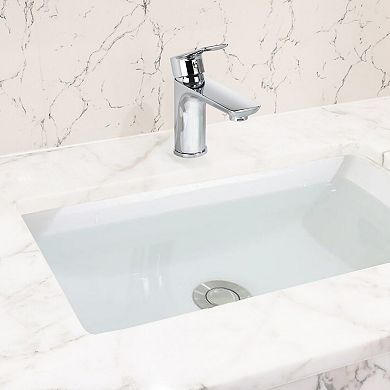 Pnronnc Chrome Single Handle Bathroom Sink Faucet Lavatory Basin Faucet
