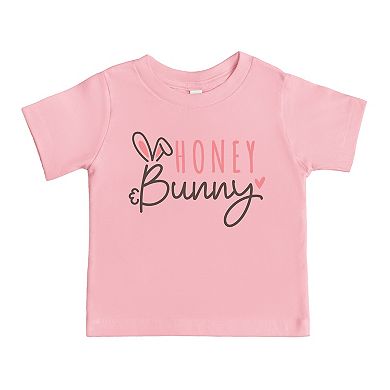 Honey Bunny - Toddler Short Sleeve Graphic T-Shirt