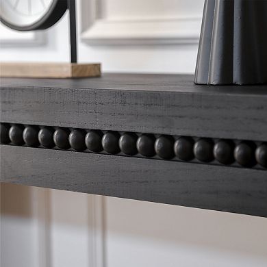 Pnronnc 64" Modern Wood Console Table with Beaded Trim Entryway Table