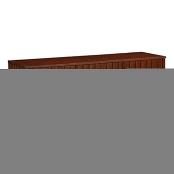 Pnronnc 52" Fluted Console Table with Storage Drawers Solid Wood Legs Entryway Table