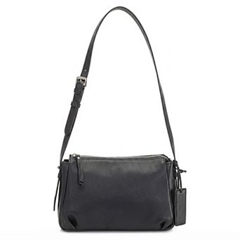 Mancini Pebbled Charlize Crossbody Bag