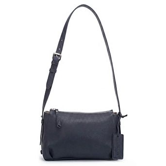Mancini Pebbled Charlize Crossbody Bag