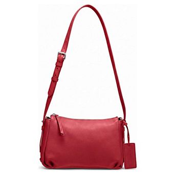 Mancini Pebbled Charlize Crossbody Bag