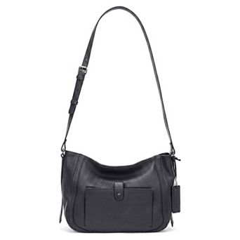 Mancini Pebbled Sophia Crossbody Bag