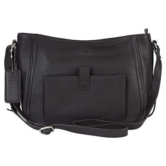 Mancini Pebbled Sophia Crossbody Bag