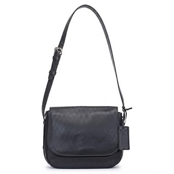Mancini Pebbled Amy Crossbody Bag