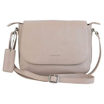 Mancini Pebbled Amy Crossbody Bag