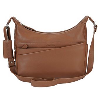 Mancini June Crossbody Handbag with Zip Closure