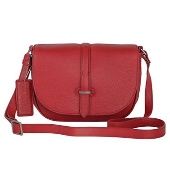 Mancini Lisa Crossbody Handbag with Zip Closure