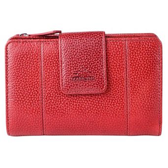 Mancini Fifth Avenue RFID Secure Medium Clutch Wallet