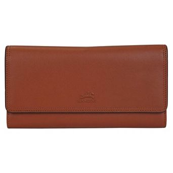 Mancini Sonoma Quad Fold Wallet with Enhanced RFID Protection