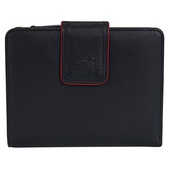 Mancini Sonoma Medium Clutch Wallet with Enhanced RFID Protection