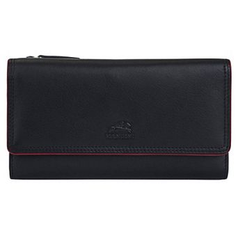 Mancini Sonoma Medium Clutch Wallet with Enhanced RFID Protection