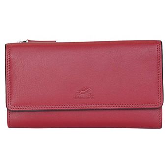 Mancini Sonoma Medium Clutch Wallet with Enhanced RFID Protection