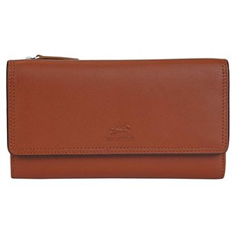 Mancini Sonoma Medium Clutch Wallet with Enhanced RFID Protection