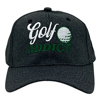 Golf Addict Hat Funny Sarcastic Golfing Graphic Novelty Cap