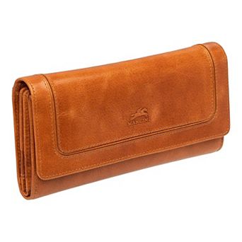 Mancini South Beach RFID Secure Quadruple Fold Wallet