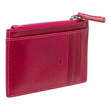 Mancini South Beach RFID Secure Card Case & Coin Pocket