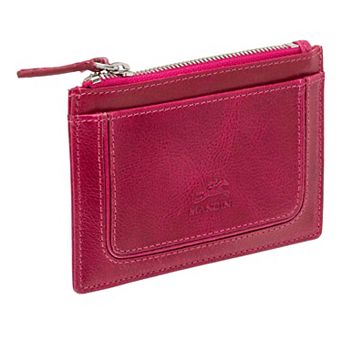 Mancini South Beach RFID Secure Card Case & Coin Pocket