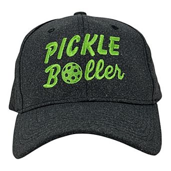 Pickle-Baller Hat Funny Sarcastic Pickleball Graphic Novelty Cap
