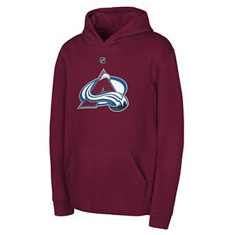 Youth Outerstuff Burgundy Colorado Avalanche Primary Logo Pullover Hoodie