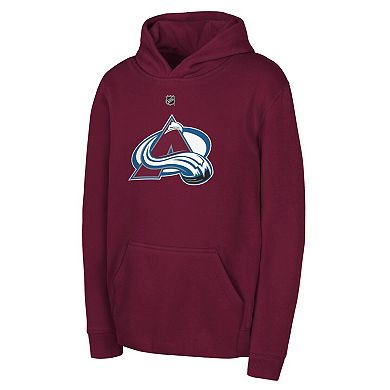 Youth Outerstuff Burgundy Colorado Avalanche Primary Logo Pullover Hoodie