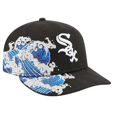 Men's New Era Black Chicago White Sox Surf 59FIFTY Fitted Hat