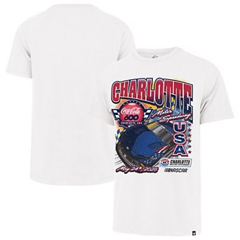 Men's '47 White Coca Cola 600 Franklin T-Shirt