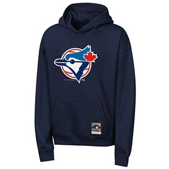 Youth Mitchell & Ness Navy Toronto Blue Jays Retro Logo Hoodie