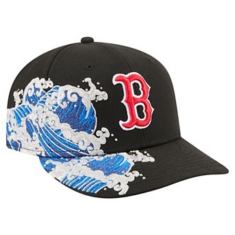 Men's New Era Black Boston Red Sox Surf 59FIFTY Fitted Hat