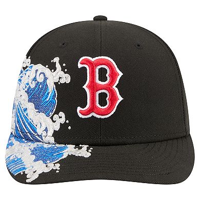 Men's New Era Black Boston Red Sox Surf 59FIFTY Fitted Hat
