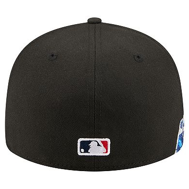 Men's New Era Black Boston Red Sox Surf 59FIFTY Fitted Hat
