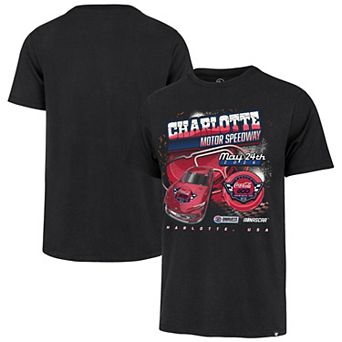 Men's '47 Black Coca Cola 600 Franklin T-Shirt