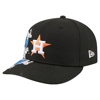 Men's New Era Black Houston Astros Surf 59FIFTY Fitted Hat