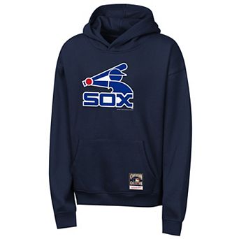 Youth Mitchell & Ness Navy Chicago White Sox Retro Logo Hoodie