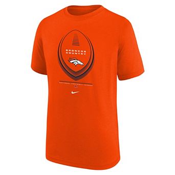Youth Nike Orange Denver Broncos Icon Legend Dri-FIT T-Shirt