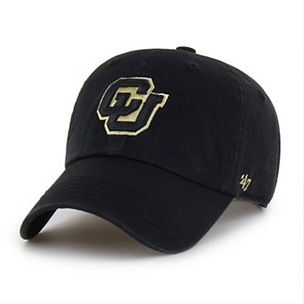 Men's '47 Black Colorado Buffaloes Clean Up Adjustable Hat