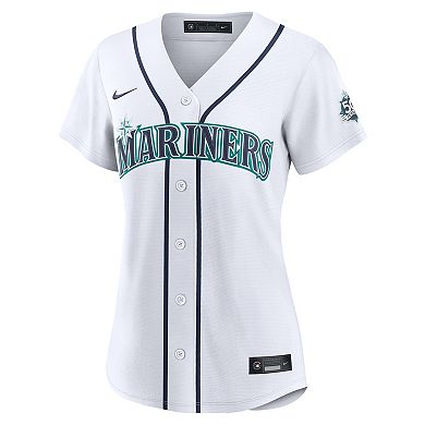 Women's Nike White Seattle Mariners Home 50th Season Stadium Jersey