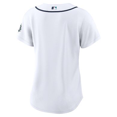 Women's Nike White Seattle Mariners Home 50th Season Stadium Jersey