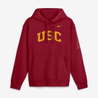 Men's Nike Cardinal USC Trojans 2026 Sideline Club Fleece Hoodie
