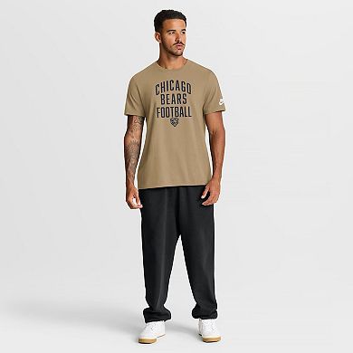 Men's Nike Tan Chicago Bears Rewind Essential T-Shirt