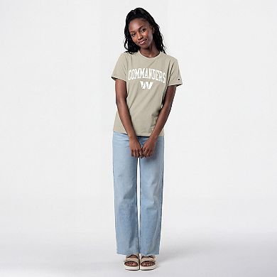 Women's Champion Light Brown Washington Commanders Cocoa Butter T-Shirt